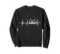 Mi corazón late por los latidos del camping Sudadera