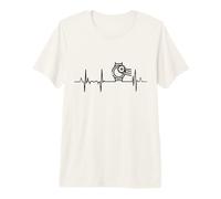 Mi corazón Late por Relojes ECG Camiseta Premium