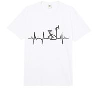Mi corazón Late por un cardiograma Giratorio Comfort Colors Adult Heavyweight T-Shirt