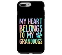 Mi corazón le Pertenece a la Abuela del Perro de mi Abuelo Carcasa para iPhone 7 Plus/8 Plus