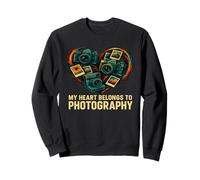 Mi corazón pertenece a la fotografía Sudadera
