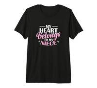 Mi corazón Pertenece a mi Sobrina Camiseta Premium
