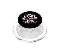 Mi corazón Pertenece a mi Sobrina PopSockets PopGrip para MagSafe
