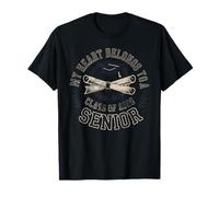 Mi corazón pertenece a una promoción del orgullo de graduación de último año de 2026 Camiseta