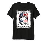 Mi Corazón Pertenece Al Capitán De Fuego Camiseta Premium