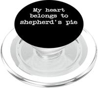 Mi corazón pertenece al pastel de pastor Funny Shepherd's Pies PopSockets PopGrip para MagSafe