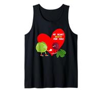 Mi corazón se Moja para ti Vegetable Love Camiseta sin Mangas