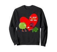 Mi corazón se Moja para ti Vegetable Love Sudadera