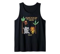 Mi Corazón y Mi Carne Cantan Escritura Bíblica Animales de la Selva Camiseta sin Mangas