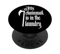 Mi COTA de Malla está en la lavandería Buhurt Fan Bouhourt PopSockets PopGrip Adhesivo