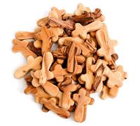 Mi Cruz del Cuidado - Cruz de Madera de Olivo de Tierra Santa Certificada para el Cuidado y la Sujeci n (Cruces de Bolsillo Peque as de 100)