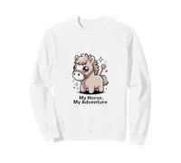 Mi Cuaderno de bocetos está Lleno de Caballos, Lindo Poni Sudadera