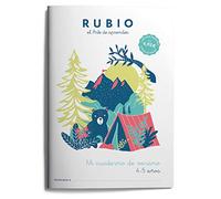 Mi cuaderno de verano RUBIO. 4-5 años: 2