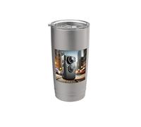 Mi cuerpo Cam está encendido - Cámara Bodycam viendo BMV Vaso térmico de acero inoxidable de doble pared