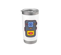 Mi cuerpo Cam está encendido - Cámara Bodycam viendo BMV Vaso térmico de acero inoxidable de doble pared
