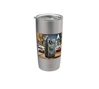 Mi cuerpo Cam está encendido - Cámara Bodycam viendo BMV Vaso térmico de acero inoxidable de doble pared