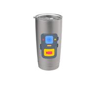 Mi cuerpo Cam está encendido - Cámara Bodycam viendo BMV Vaso térmico de acero inoxidable de doble pared
