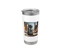 Mi cuerpo Cam está encendido - Cámara Bodycam viendo BMV Vaso térmico de acero inoxidable de doble pared