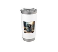 Mi cuerpo Cam está encendido - Cámara Bodycam viendo BMV Vaso térmico de acero inoxidable de doble pared