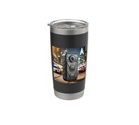 Mi cuerpo Cam está encendido - Cámara Bodycam viendo BMV Vaso térmico de acero inoxidable de doble pared