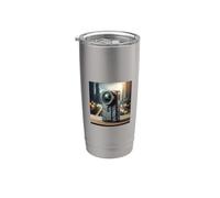 Mi cuerpo Cam está encendido - Cámara Bodycam viendo BMV Vaso térmico de acero inoxidable de doble pared