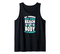 Mi Cuerpo de Playa de Verano en Santa Mónica está en Progreso Gimnasio Camiseta sin Mangas