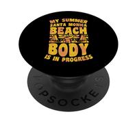 Mi Cuerpo de Playa de Verano en Santa Mónica está en Progreso Gimnasio PopSockets PopGrip Adhesivo