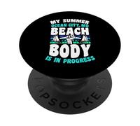 Mi Cuerpo de Playa de Verano Ocean City Maryland está en Progreso PopSockets PopGrip Adhesivo