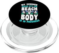 Mi Cuerpo de Playa de Verano Ocean City Maryland está en Progreso PopSockets PopGrip para MagSafe
