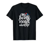 Mi Cuerpo leyó el Dicho Abstracto de la investigación del Placebo Camiseta gráfica económica, Hombre, Negro, M