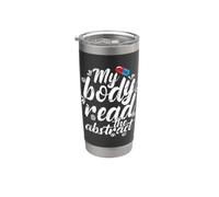 Mi cuerpo leyó el dicho abstracto de la investigación del placebo Vaso térmico de acero inoxidable de doble pared