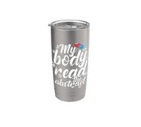 Mi cuerpo leyó el dicho abstracto de la investigación del placebo Vaso térmico de acero inoxidable de doble pared