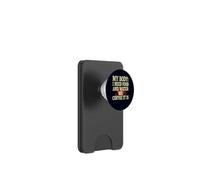 Mi Cuerpo Necesita Comida Agua Me Café Es cafeína Humor PopSockets PopWallet para MagSafe