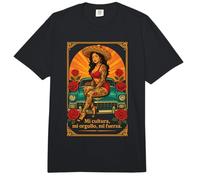 Mi Cultura, Mi Orgullo, Mi Fuerza Chicana Latina Comfort Colors Adult Heavyweight T-Shirt