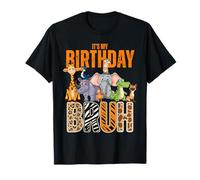 Mi cumpleaños Bruh Zookeeper Animal Zoo Wildlife Safari Squad Camiseta