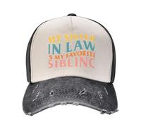 Mi cuñada es mi Hermana Favorita Gorra de béisbol Capucha Gorra de Pesca de Lujo Gorra de Mujer de Lujo Sombreros Hombre Mujeres