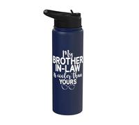 Mi cuñado es más genial que el tuyo Cuñado Stainless Steel Insulated Water Bottle