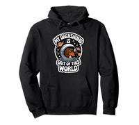 Mi Dachshund está fuera de este mundo Kids Dachshund Sudadera con Capucha