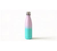 Mi Dekor Botella de Agua de Acero Inoxidable 500 ml - Botella Térmica con Doble Aislamiento al Vacío, Mantiene Bebidas Calientes 12 h y Frías 24 h, Termo Hermético Libre de BPA (LILA-TURQUESA)