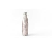 Mi Dekor Botella de Agua de Acero Inoxidable 500 ml - Botella Térmica con Doble Aislamiento al Vacío, Mantiene Bebidas Calientes 12 h y Frías 24 h, Termo Hermético Libre de BPA (MADERA GRIS)