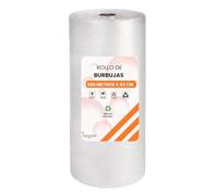 Mi dekor- Rollo Burbujas, Burbujas Para Embalaje, Transparente, Resistente, Reciclable, Longitud 25 metros x 53 cm,Acolchado Mayor Protección (100 metros x 53 Cm)