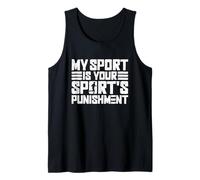 Mi Deporte es el Castigo de tu Deporte - Marathon Runner Camiseta sin Mangas