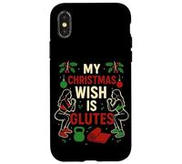 Mi Deseo navideño es Que los glúteos Sean Divertidos: Entrenamiento físico Carcasa para iPhone X/XS