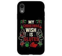Mi Deseo navideño es Que los glúteos Sean Divertidos: Entrenamiento físico Carcasa para iPhone XR