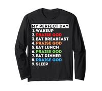 Mi día Alabanza Dios Canta Baile Adoración Mamá Papá Alabador Manga Larga