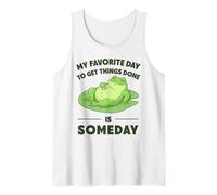Mi día Favorito para Hacer Las Cosas es algún día Rana Divertida Camiseta sin Mangas