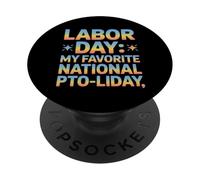 Mi Día Nacional Favorito del Trabajo de PTO PopSockets PopGrip Adhesivo