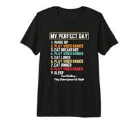 Mi Día Videojuegos Camiseta Premium