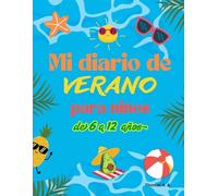 Mi diario de verano para niños: Primer libro creativo para niños