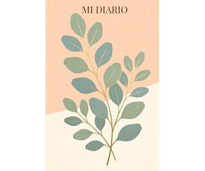 MI DIARIO: Libreta de notas de 100 páginas para escribir, diario íntimo en tonos terracota (6 x 9 pulgadas)